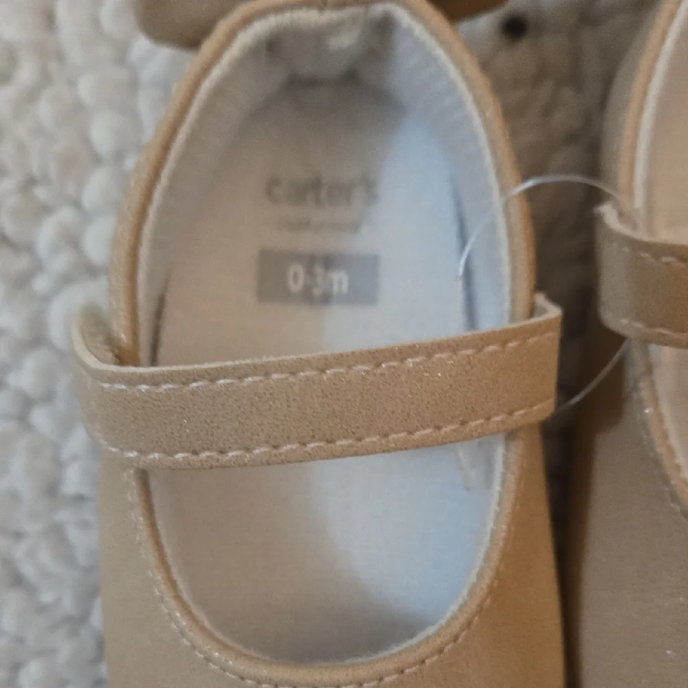 Carter's Tan Baby Walker Shoes